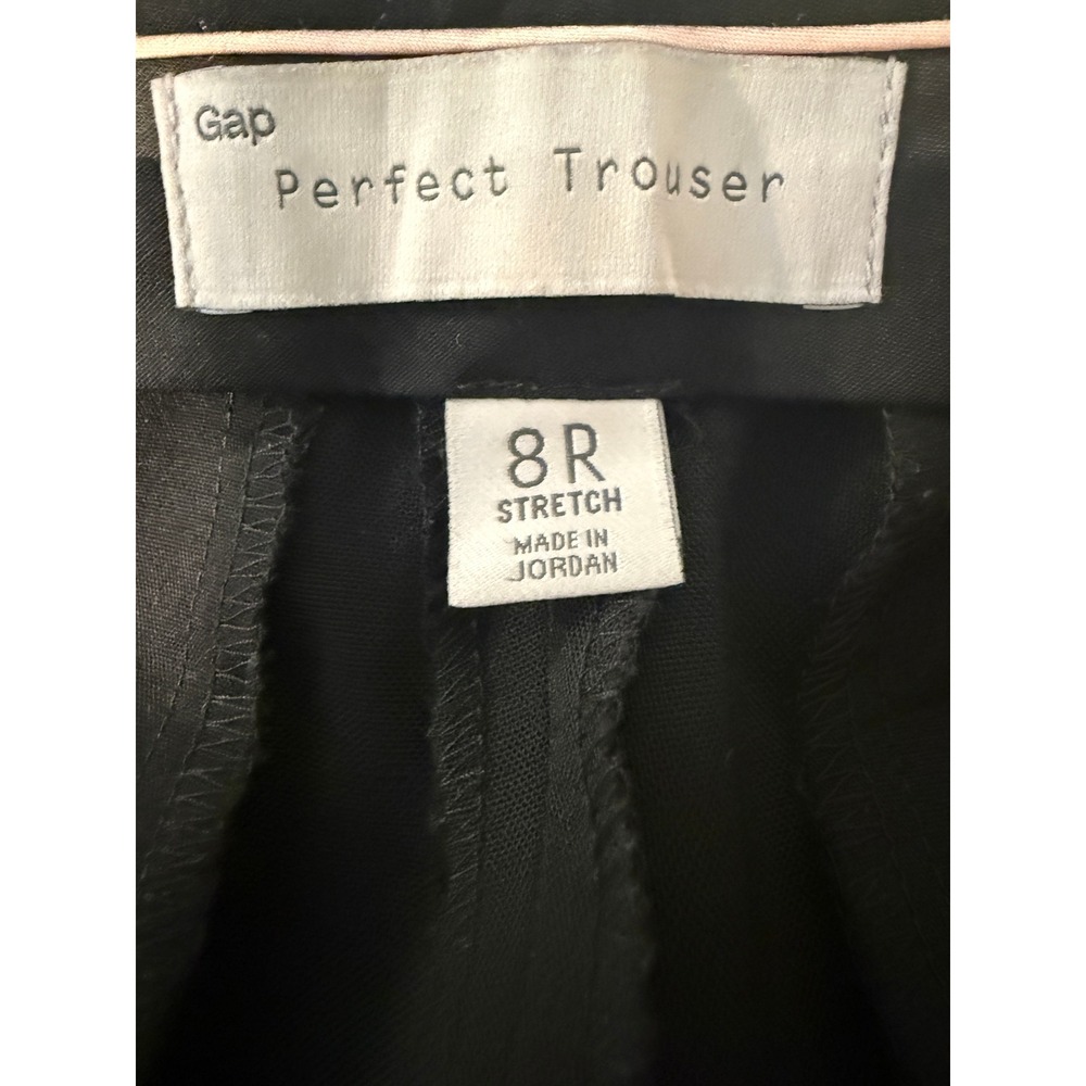 GAP Black Perfect Trouser Bootcut Stretchy Pants With Hip Pockets Size 8 Regular - Picture 4 of 6